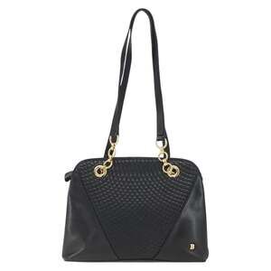 Bally Leather Tote Bag Black